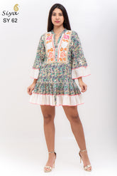 SY 62 - Short Dress with long sleeves (Pack of 8)